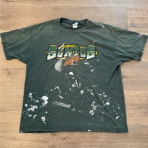 Champion Seattle Super Sonics Vintage 90s Distressed Paint Splattered Shirt